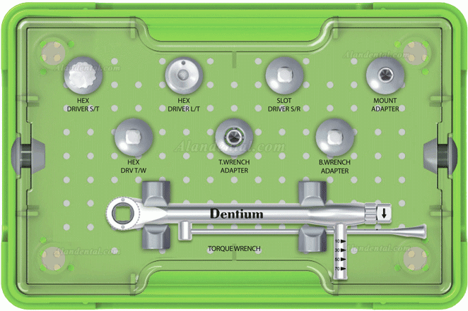 Dentium Dental Prosthetics Instrument kit Implant XIP With Torque Wrench Drivers